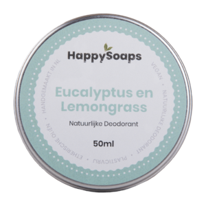 HappySoaps Natuurlijke Deodorant - Eucalyptus en Lemongrass