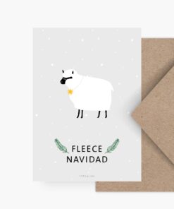 Kerstkaart Fleece Navidad